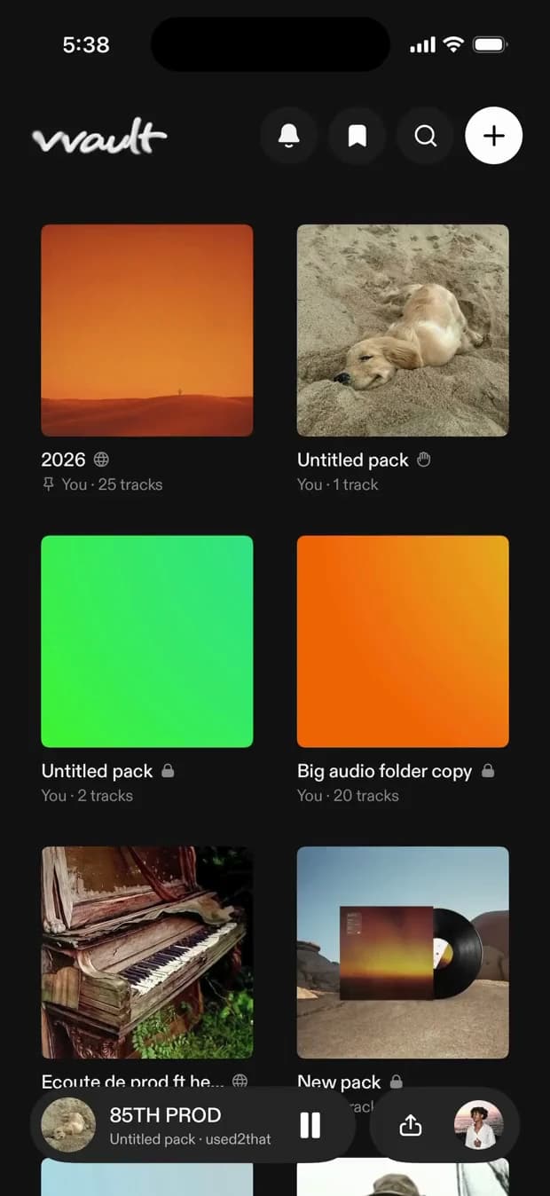 The vvault library on iPhone